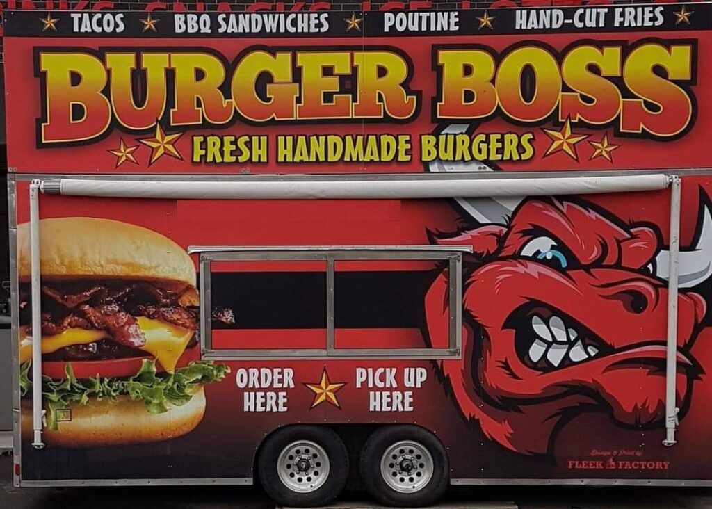 BurgerBoss food truck at Big White Ski Resort