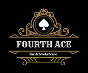 Fourth Ace Bar & Smokehouse logo, a new bar and restaurant at Big White Ski Resort.