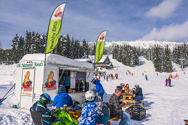 The 2022/2023 winter food stop serving authentic Ukranian dishes at Big White, Oh Natural Foods